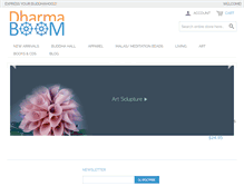 Tablet Screenshot of dharmaboom.com